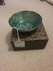 Bowl/Handcrafted Azzurra Glass .. FINAL Price Drop