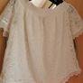 NEW - Karen Millen white lace top UK 10 Image 2