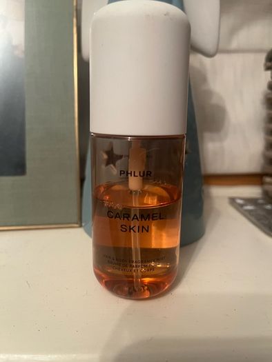 Phlur Caramel skin hair and body mist