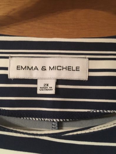 New with tags Designer dress nautical style