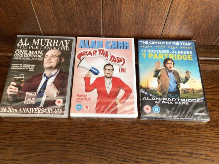 3 New Sealed Comedy Dvds
