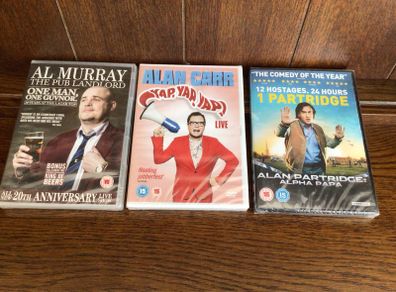3 New Sealed Comedy Dvds