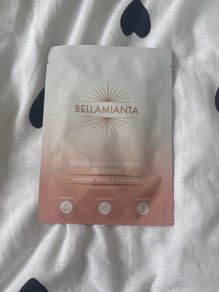 Bellamianta revitalising hyaluronic face mask