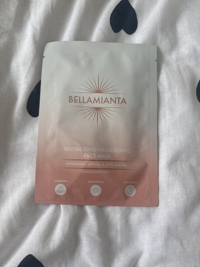 Bellamianta revitalising hyaluronic face mask