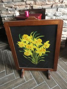 Vintage Fire Screen