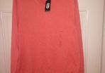 Coral V Neck Men's Jumper BNWT brand new
