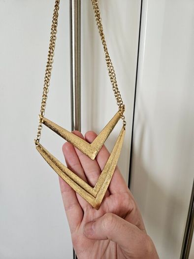 New Look Double Chain Gold Necklace