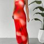 Brand new Red tie dye summer dress size 10 Image 3