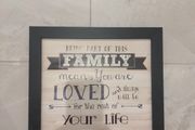 Family sign