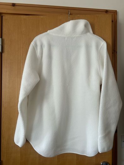 4th Arq Lennox Half Zip White Fleece
