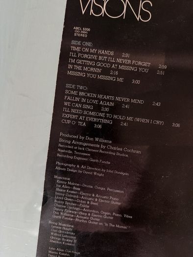 vinyl don williams visions lp