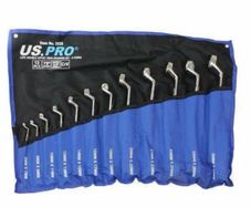 Brand New 12 Pcs Double Offset Ring Spanner Set