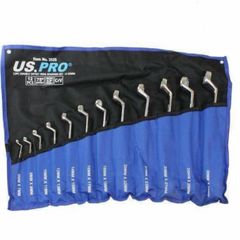 Brand New 12 Pcs Double Offset Ring Spanner Set