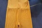 Girls mustard jumpsuit 2-3