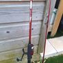 2 small fishing rods and reels Image 3