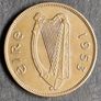 Ireland Excellent 1953 Half Penny Coin Image 4