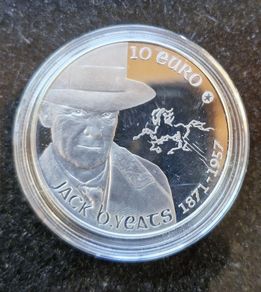 Ireland 10 Euro 2012 Silver Proof Coin Silver Jack B. Yeats Design 0.925ag