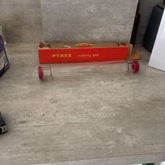 Pyrex rolling pin in original box