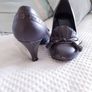 Grey High Heeled Shoes - Size 4 Image 6