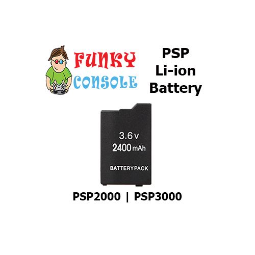 PSP2000 PSP3000 Replacement Battery Rechargeable 2400mAh Li-ion Battery Pack PSP 2000 3000