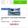 skoda superb mk3 lip kit Image 6