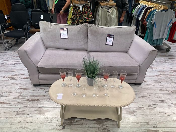 Grey 3 Seater Sofa