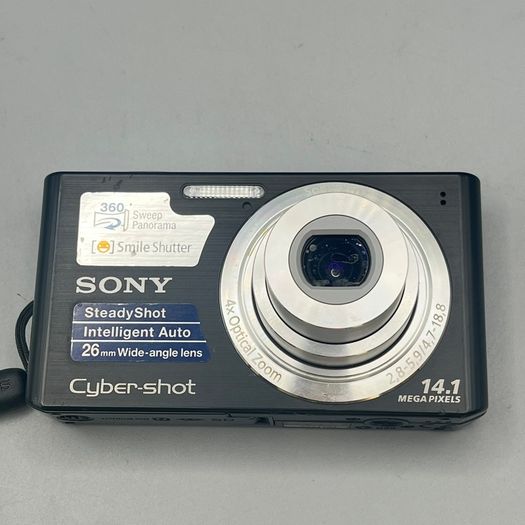 Sony Cybershot DSC-W610 Digital Camera - Black - Full Kit - 14mp