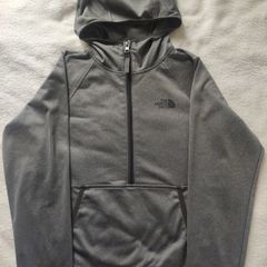 Boys The North Face Tek Glacier 1/4 Zip Hoodie Size L (14/16)