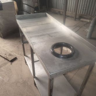 Commercial Catering Prep Table 1200 x 500 x 900 H, 50mm upstand