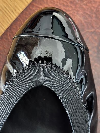 CHANEL Black Patent Pumps