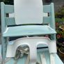 Stokee Tripp Trapp chair, cushion, tray, reins & baby set Image 4