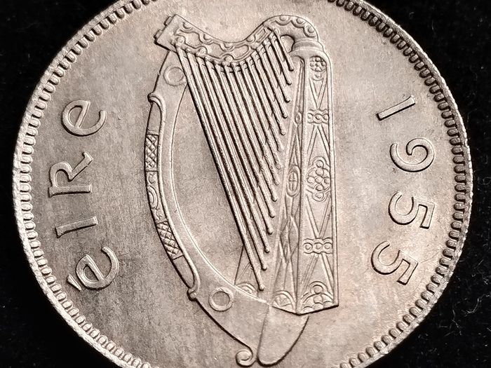Ireland - 1955 - Shilling - Bull - UNC TONED - KM.14a - [2774]