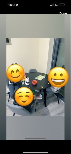 dinning chairs and table