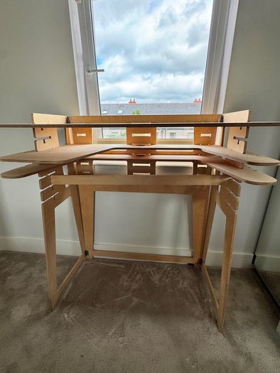 Wood Adjustable Desk Sit/Stand Flying Elephant (Irish brand)