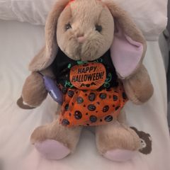 build a bear rabbit with Halloween dress
