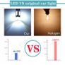 2pcs Xenon White PW24W PWY24W LED Bulbs For Audi BMW VW Daytime Running Lights Image 5