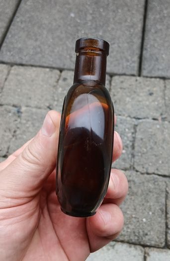 Vintage Tullamore whiskey bottle