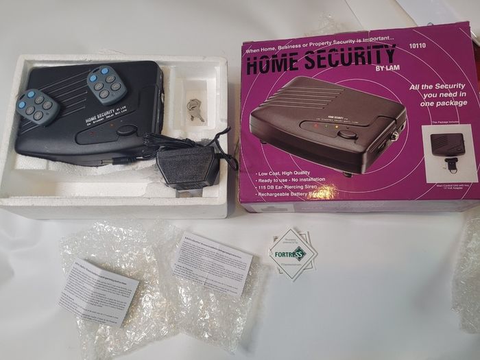 Complete home security alarm system