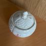 Donegal Parian China sugar bowl in the "Irish Rose" pattern Image 2