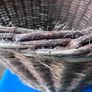 Large vintage wicker log basket Image 3