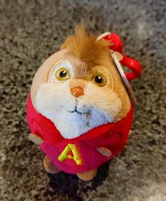 Alvin Beanie Ballz Keyring & Small Gnome (brand New & Used).