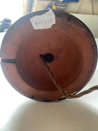 Vintage Converted Cut Glass & Brass Table Lamp  Fully Rewired