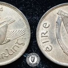 [#461] - Ireland 1949 | Irish 1/4d | Farthing | Woodcock | KM.9 | UNC