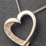 Sterling Silver Love Heart Pendant Set Image 2