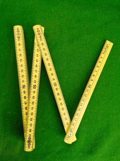 2 Meter Fiberglass Folding Ruler + Multipurpose  Ruler