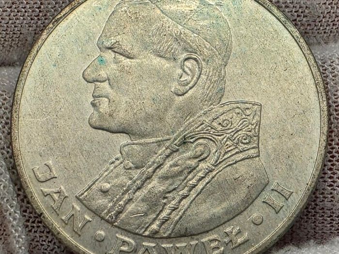 Poland 1983 Silver 1000 Zloty Coin Pope John Paul II