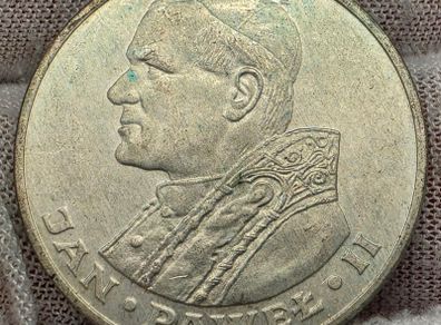 Poland 1983 Silver 1000 Zloty Coin Pope John Paul II