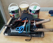 free paints and garden tools