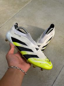 Adidas Predator Elite Laceless AG Cloud White Core Black Lucid Lemon JH8877