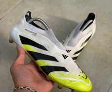 Adidas Predator Elite Laceless AG Cloud White Core Black Lucid Lemon JH8877